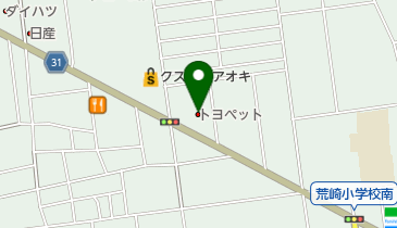 岐阜トヨペット株式会社 大垣西店の地図画像