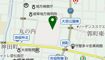 濃飛護国神社の地図画像