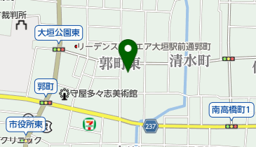 臼井時計本店の地図画像