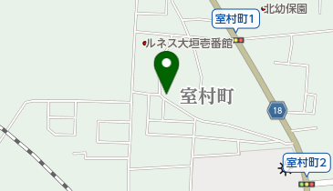 所美容室の地図画像
