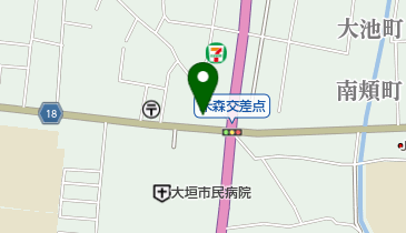 理研産業補聴器センター大垣店の地図画像