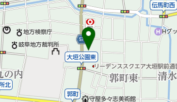 株式会社おおはし薬局 郭町店の地図画像