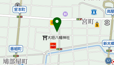 湯の花湯の地図画像