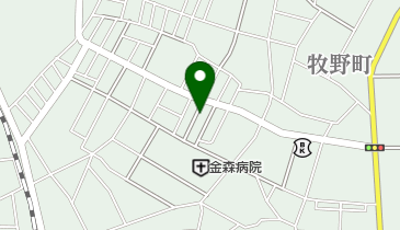 岩越理容店の地図画像