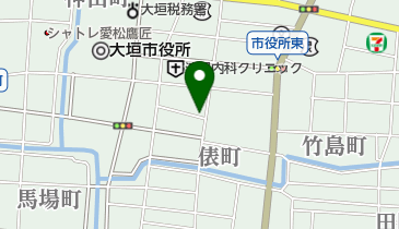 理容たけうちの地図画像