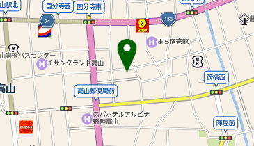 ギャラリー斐山の地図画像