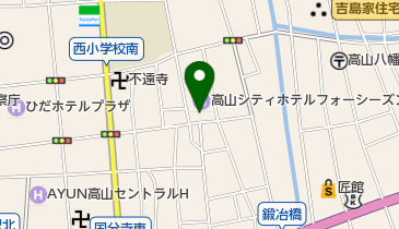 山之上和裁所の地図画像