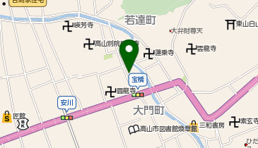 やすらぎ整体施療院の地図画像