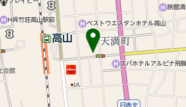 中谷自転車店の地図画像