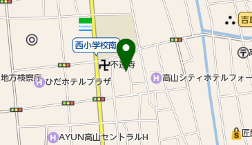 日進クリーニング店の地図画像