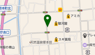 白洋舎 岡本店の地図画像