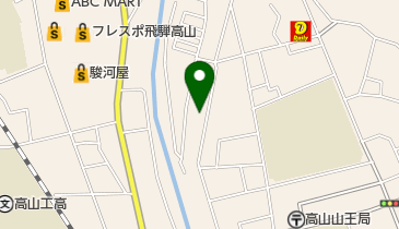フジヤクリーニングの地図画像