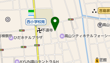 メナード高山代行店の地図画像