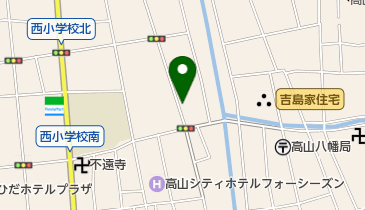 岩倉自転車店の地図画像