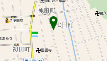川上自転車店の地図画像