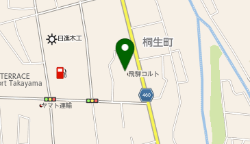 クライスラー・ジープ高山の地図画像