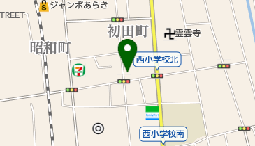 天狗中央精肉店の地図画像