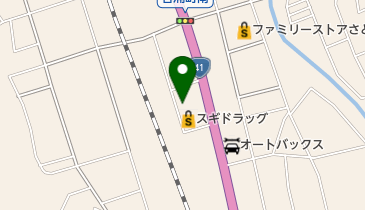 スポーツショップイネ高山店の地図画像