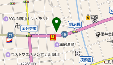 うつぼ人形店の地図画像