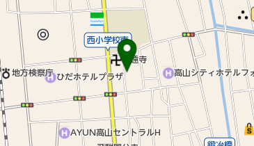 エンゼル美容室の地図画像