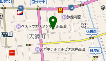 ジブラルタ生命保険株式会社 岐阜支社高山営業所の地図画像