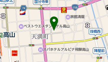名古屋テレビ放送株式会社高山通信部の地図画像
