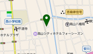 川とら薬店の地図画像