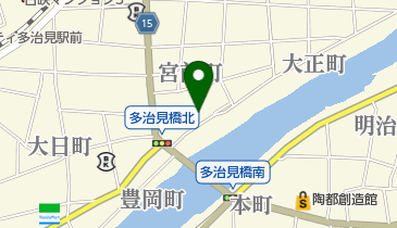 岐阜小型船舶教習所の地図画像