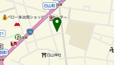 ホームショップつげの地図画像