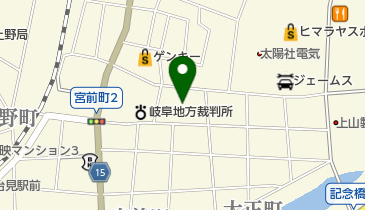 日本キリスト改革派多治見教会の地図画像