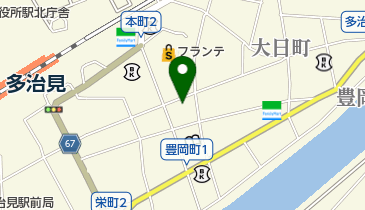みのわ手芸店の地図画像