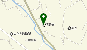 渓雲寺の地図画像