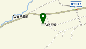 池原神社の地図画像