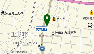 本土神社の地図画像