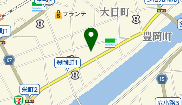 とよおか動物病院の地図画像