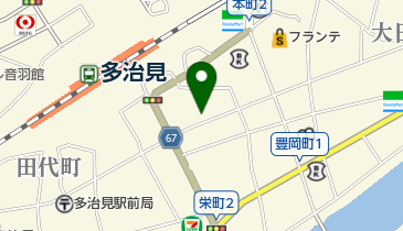 カネシロ洋品店の地図画像