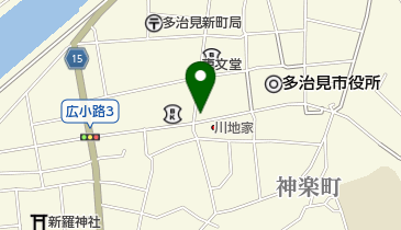 とらや薬品の地図画像