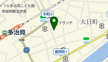 カットハウスシャインの地図画像