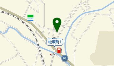 まつ坂の地図画像