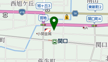 髪友衣サロン薫子の地図画像