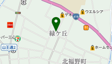 ますきよ緑ケ丘店の地図画像