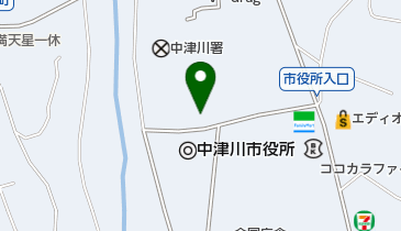 中津川市職員組合の地図画像