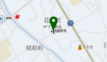 遍照寺の地図画像