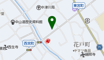 恵那神社社務所の地図画像