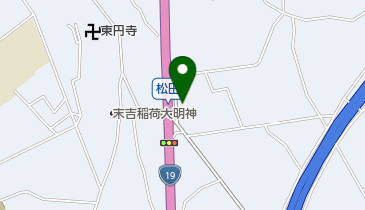 やすや中津川店の地図画像