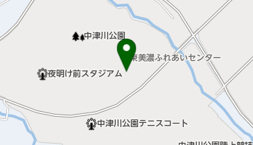 中津川市役所 東美濃ふれあいセンターの地図画像