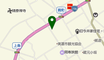 梅田屋クリーニング店の地図画像