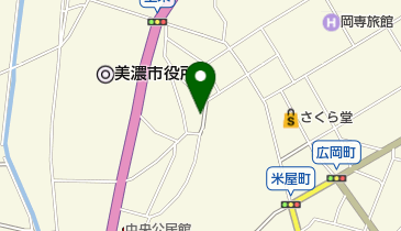 かな美容室の地図画像