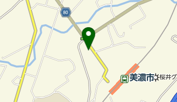 奥田理容店の地図画像