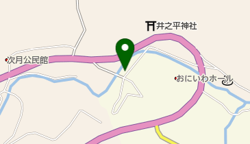 山水美容院の地図画像